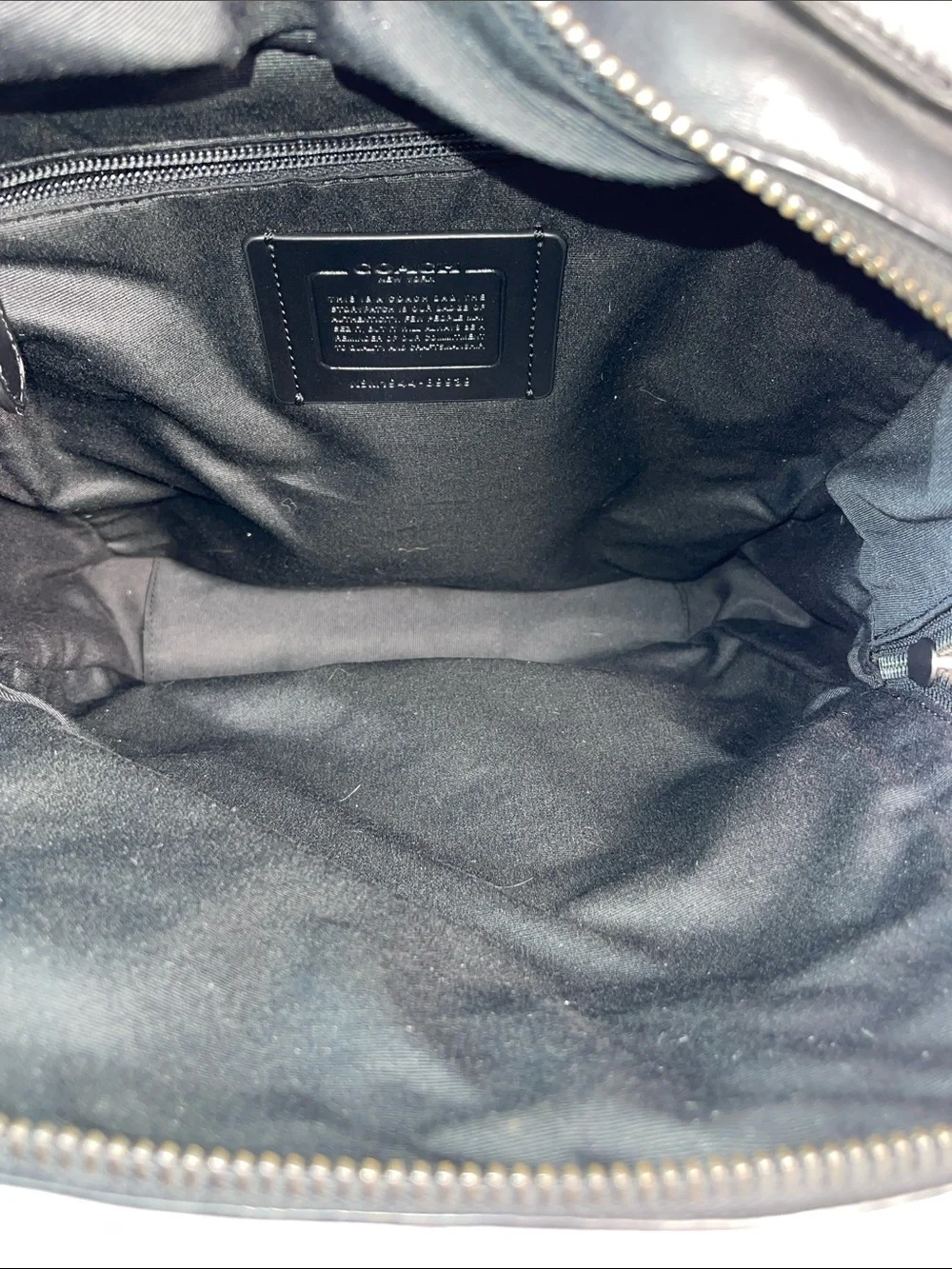 Coach M1944-89939 Graham Black Leather Large Backpack